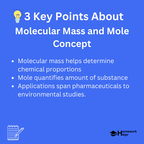 Molecular Mass and Mole Concept