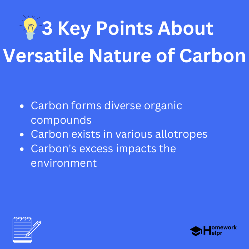 Versatile Nature of Carbon