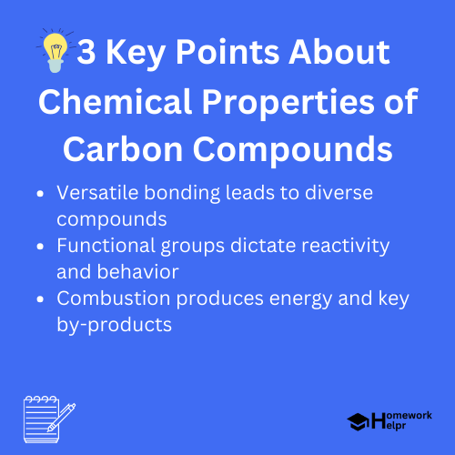 Chemical Properties of Carbon Compounds