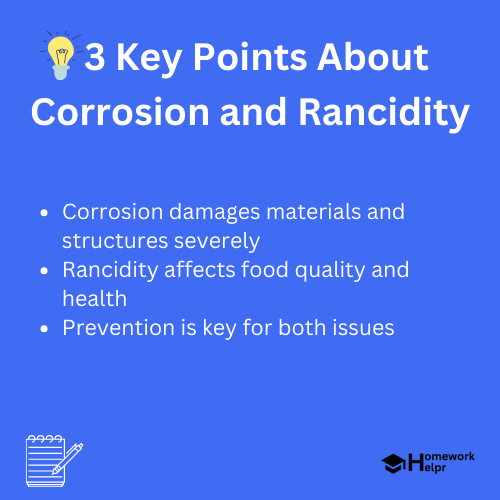 Corrosion and Rancidity