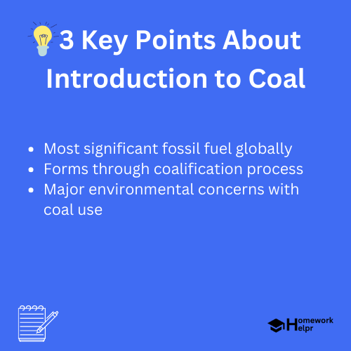 Introduction to Coal