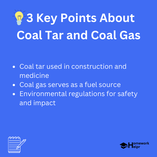 Coal Tar and Coal Gas