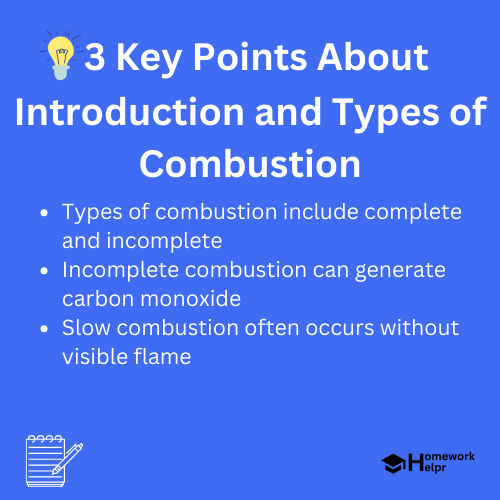 Introduction and Types of Combustion