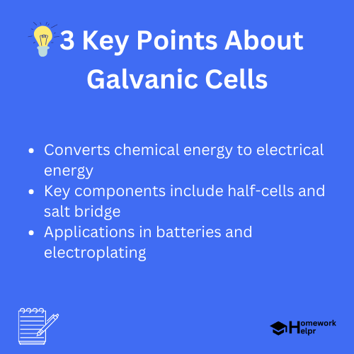 Galvanic Cells