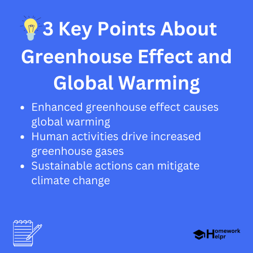 Greenhouse Effect and Global Warming