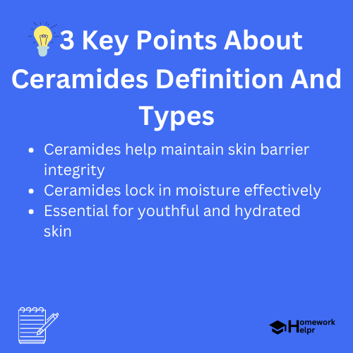 Ceramides Definition And Types