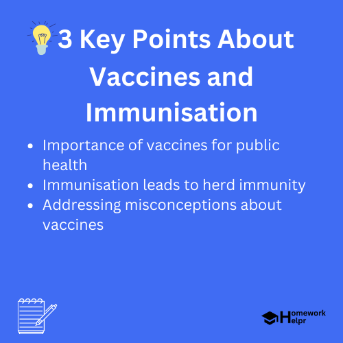 Vaccines and Immunisation