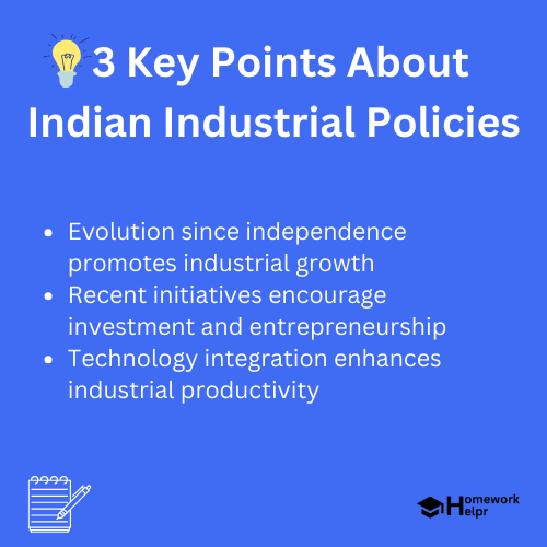 Indian Industrial Policies