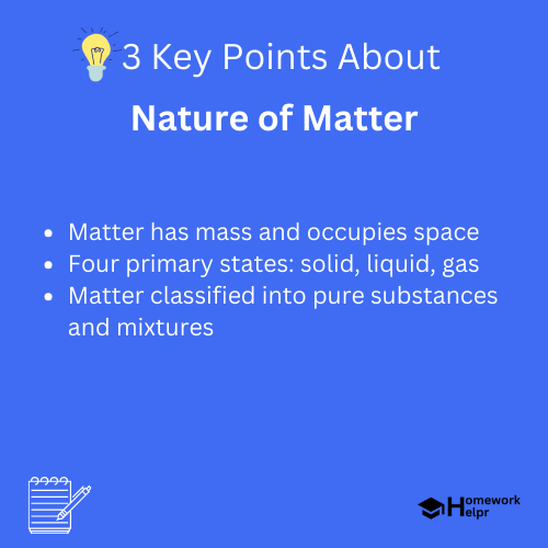 Nature of Matter