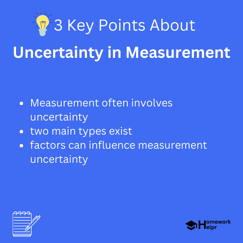 Uncertainty in Measurement