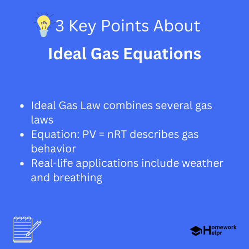 Ideal Gas Equations