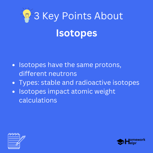 Isotopes