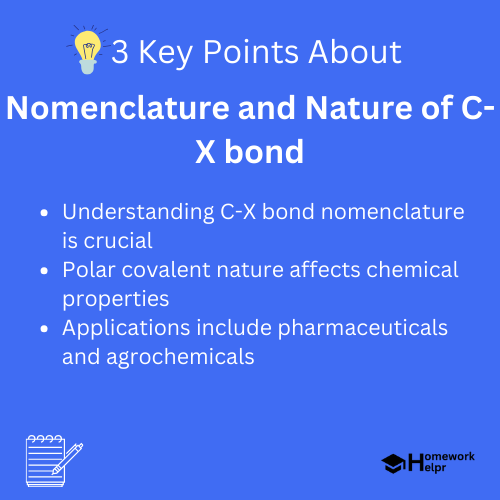 Nomenclature and Nature of C-X bond