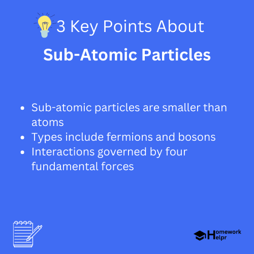 Sub-Atomic Particles