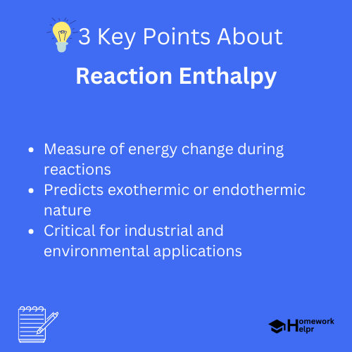 Reaction Enthalpy