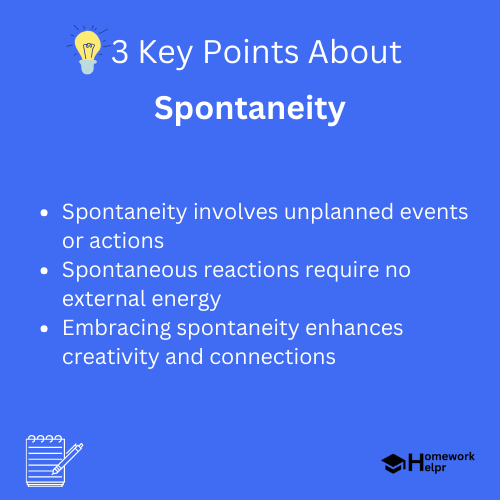 Spontaneity