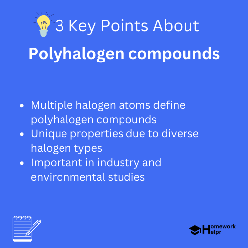 Polyhalogen compounds