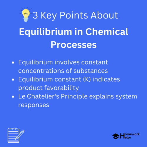 Equilibrium in Chemical Processes