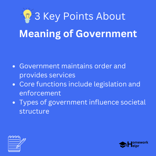 Meaning of Government