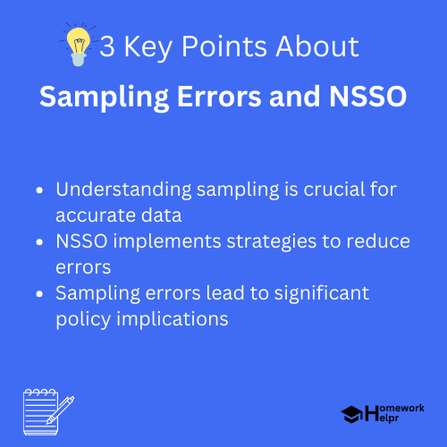 Sampling Errors and NSSO