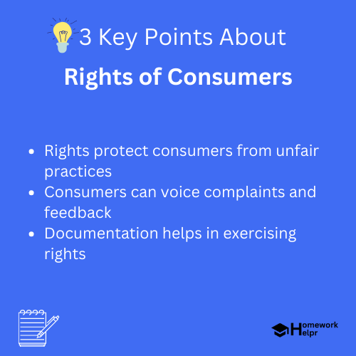 Rights of Consumers