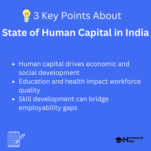 State of Human Capital in India