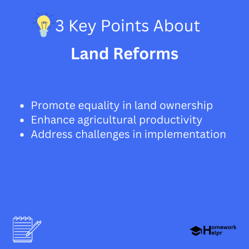 Land Reforms