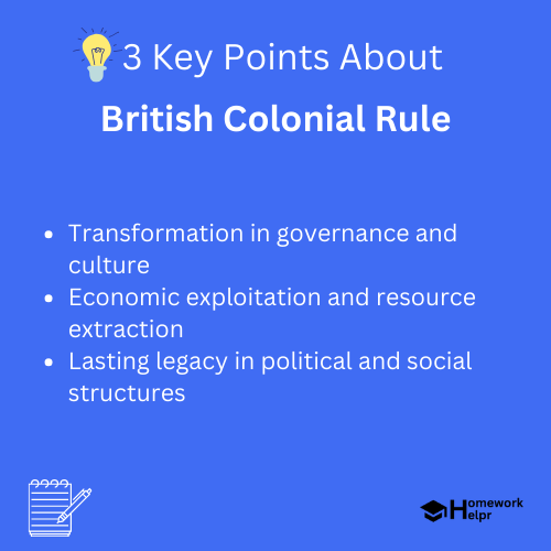 British Colonial Rule