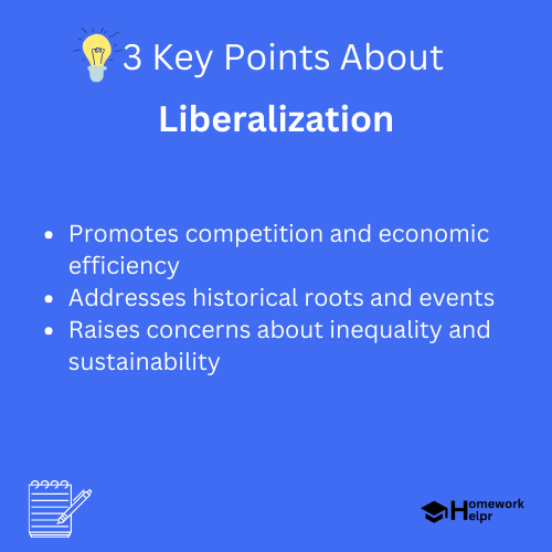 Liberalization