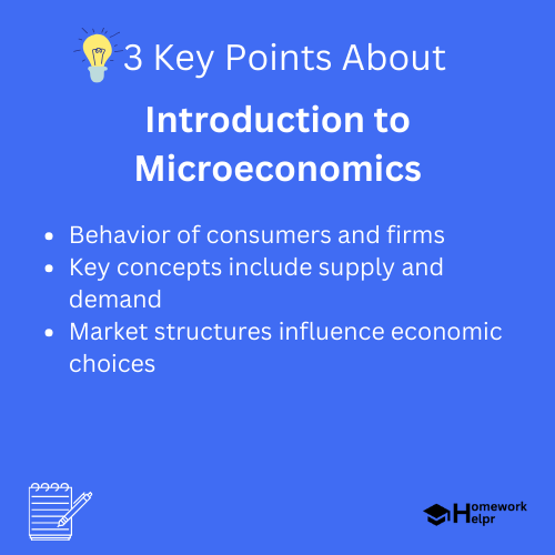 Introduction to Microeconomics