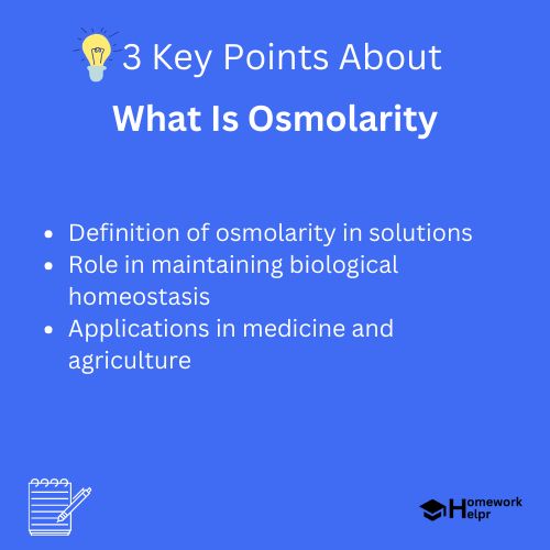 What Is Osmolarity