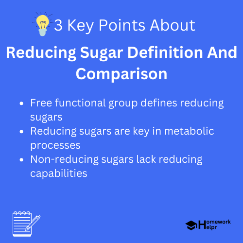 Reducing Sugar Definition And Comparison