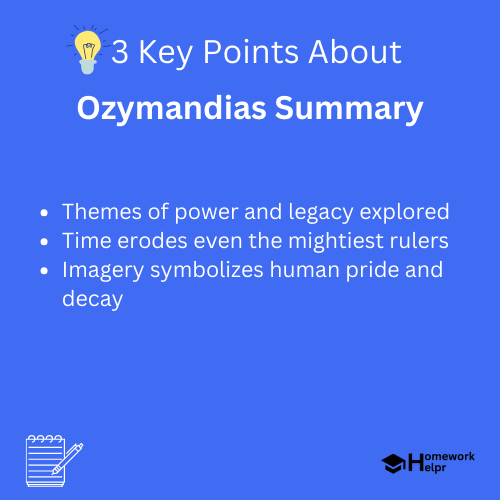 Ozymandias Summary