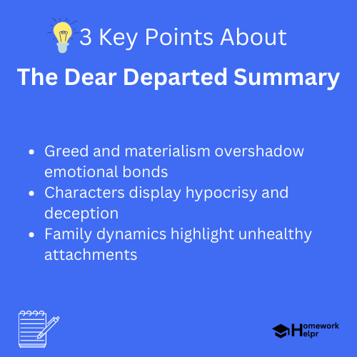 The Dear Departed Summary