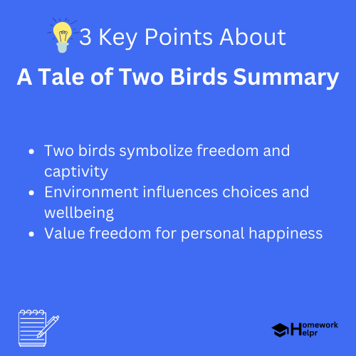 A Tale of Two Birds Summary