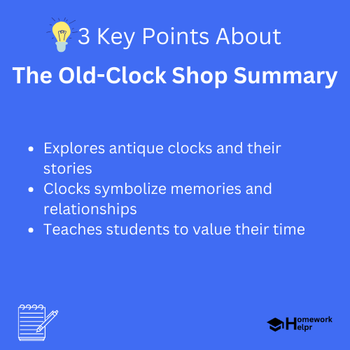 The Old-Clock Shop Summary