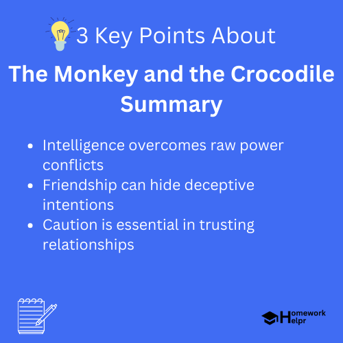 The Monkey and the Crocodile Summary