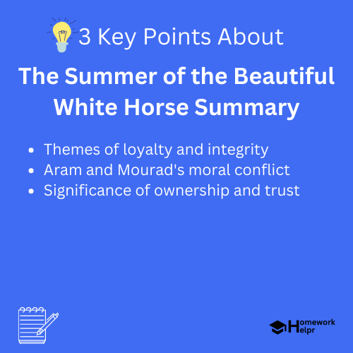 The Summer of the Beautiful White Horse Summary