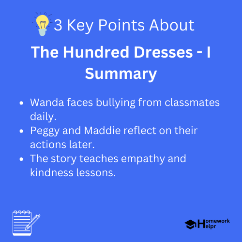 The Hundred Dresses – I Summary