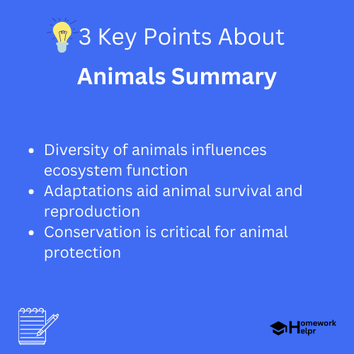 Animals Summary