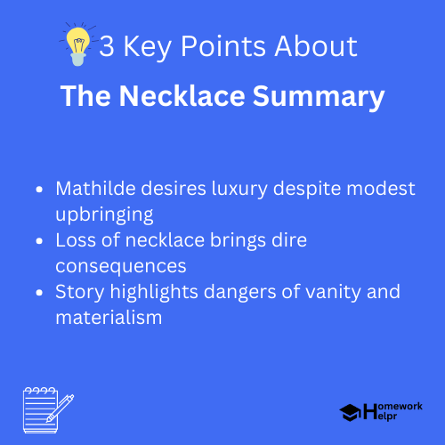 The Necklace Summary