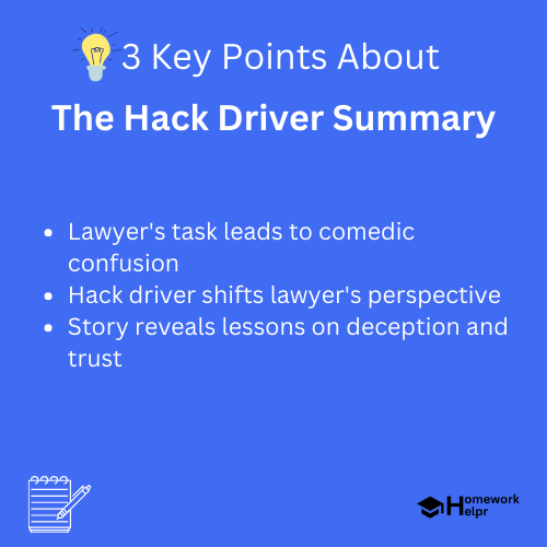 The Hack Driver Summary