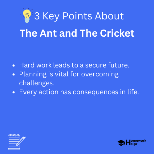 The Ant and The Cricket