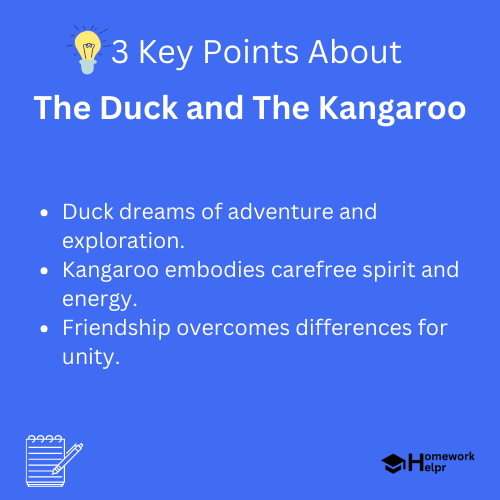 The Duck and The Kangaroo