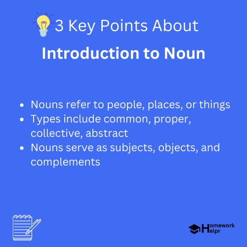 Introduction to Noun