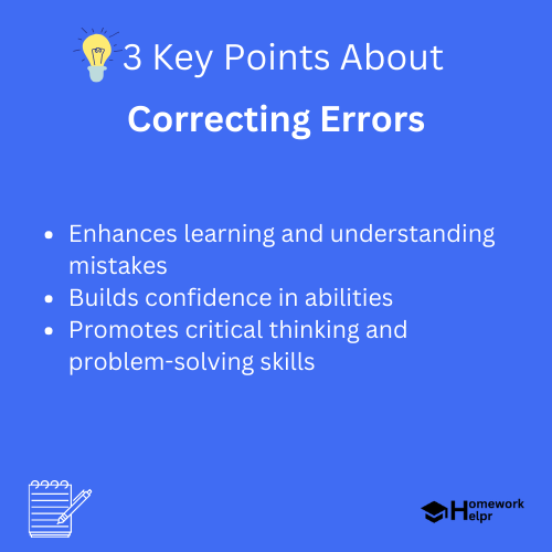 Correcting Errors