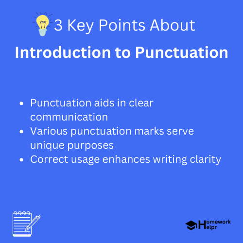 Introduction to Punctuation