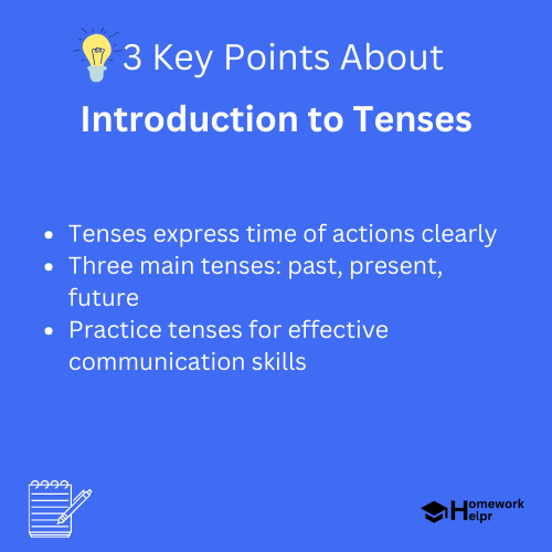 Introduction to Tenses