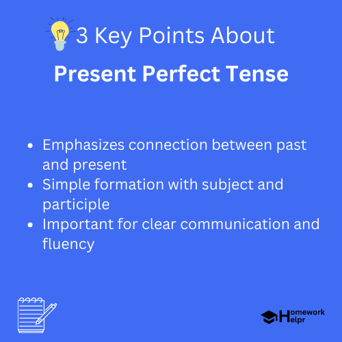 Present Perfect Tense