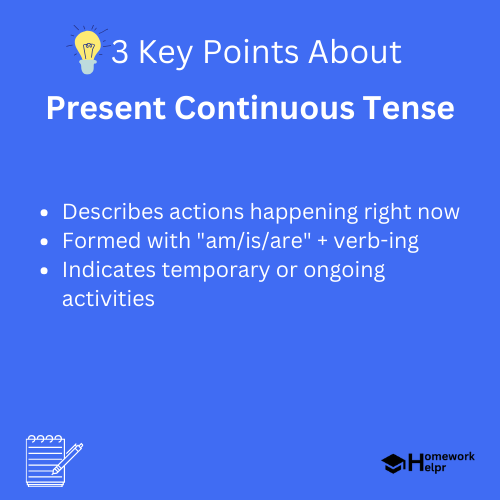 Present Continuous Tense